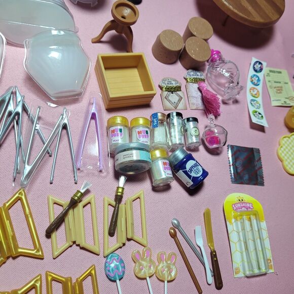 MGA Make it Miniverse Lifestyle Lot Koi Harry Potter Happy Hour Food Barbie Doll - Picture 13 of 16